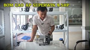 Máy bơm nước cao áp SUPERWIN 0.5HP SP370 - Họng 34/34