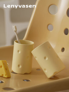 Lenyvasen Cặp Đôi Thẩm Mỹ Cao Chăm Sóc Răng Miệng Cốc Sứ Giá Treo Bàn Chải Đánh Răng Phụ Kiện Phòng Tắm Bộ Dụng Cụ Nha Khoa Kem Đánh Răng Người Tổ Chức