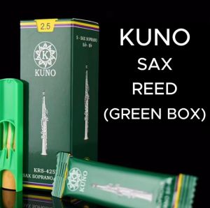 KUNO Soprano Saxophone Reed Strengths 2.0-3.5 Durable Affordable Saxophone Reeds Saxophone Accessory