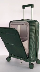 VALI du lịch chất liệu nhựa PP có nắp mở phía trước để laptop tài liệu tiện lợi Vali du lịch size 20 inch MSP-PP2532