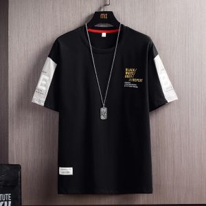 Slim Fit Ice Silk Half Sleeve T-Shirt Mens Summer round Neck Short Sleeve Base Shirt Modal Thin Style Short Sleeve T-Shirt