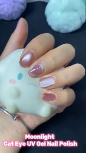 Moonlight Cat Eye UV Gel Nail Polish Cat Kuku Kutek Magnetic Powder Nail Art