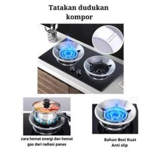 Cover Tatakan Kompor Gas Tungku Universal Anti Angin Dan Hemat Gas