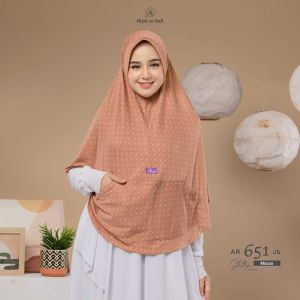 Jilbab hijab kerudung bergo krudung jumbo syari saku wanita couple dewasa instan terbaru new terlaris terkini modern kekinian murah viral 2022 Arrafi AR 651 adem mudah di bentuk cantik pet antem bahan stella ori premium bayar di tempat COD gratis ongkir