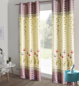 #LTRC C146-C156 Curtain Langsir Tebal Cangkuk Semi Blackout Ring eyelet Type Langsir Tingkap Pintu Bilik Sliding Door