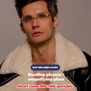 High Definition Crystal Rimless Glasses: A Solution for Presbyopia & Visual Fatigue