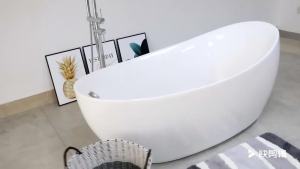 HERON อ่างแช่ตัว ขนาดใหญ่ อ่างอาบน้ำอะคริลิก อ่างแช่น้ำ Bathtub อ่างสปา บรรจุภัณฑ์เสริมแรงไม่เสียหาย (โครงไม้หนาเสริมแรงและบรรจุภัณฑ์ไม่เสียหายง่าย)