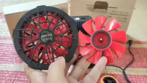 Quạt áo điều hòa 12V + Cáp nối không chổi than làm mát cho mùa hè