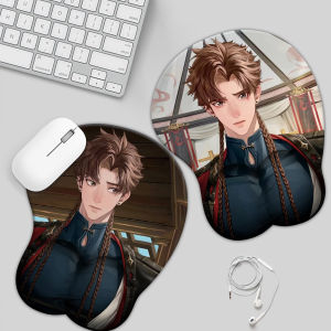 Thickened Silicone Wrist Pad Mousepad Office Computer Slide Mouse Pad Anti-slip Anime Sun Ce Brand ALLSOP Model 008