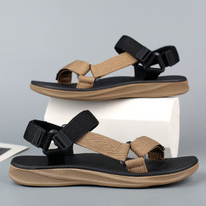 NBGAGA | Dép Nam Đen Cổ Điển Thoáng Khí Chống Trơn Trượt Đi Biển Đi Chơi Thể Thao Mùa Hè Size 40-45