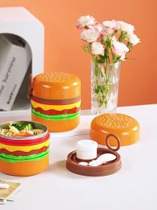 MOLORE | Creative Hamburger Shaped Student Lunch Box