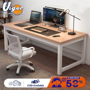 โต๊ะยาว 160 สมุด โต๊ะคอมพิวเตอร์ หลายที่นั่ง ไม้เนื้อแข็งส ไตล์เรียบง่าย