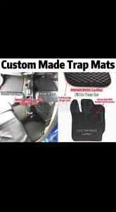 FOR - PERODUA ALZA 2022 TrapMat Customize Car Floor Mat 100% Waterproof Anti Slip Easy to Clean(Front & Rear)