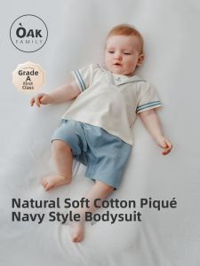 OAK FAMILY | Bộ Đồ Bé Gái 2 Mảnh Giả Cổ Hải Quân Mùa Hè