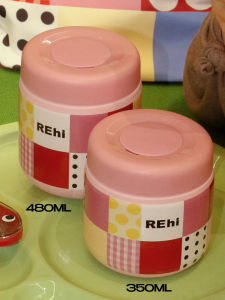 Portable Double Layer Stainless Steel Insulated Lunch Box Set for Picnic Nature Outing Simple Style Universal Food Container