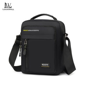 LouisWill Mens Bag Fashion Shoulder Bag Sling Bag Large Capacity Messenger Bag Crossbody Bag Business Bag Outdoor Sports Bag Leisure Bag Waterproof Portable Shoulder Bag Anti-Scratch Bag