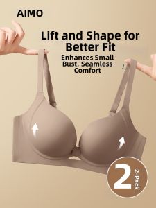 Aimo | Lift and Support Bras Soft Gathered Underwear for Small Breasts