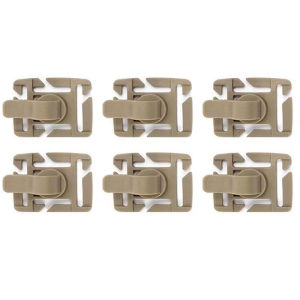 2/4/6PCS Drinking Tube Clip Rotatable Molle Hydration Bladder Drinking Tube Trap Hose Webbing Clip Molle Fits