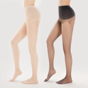 YOUKESHU | Nude Feel Silk Stockings Womens Spring Summer Thin Model Anti-Catch Leg Beauty Skin Care Black Pantyhose Breathable Transparent