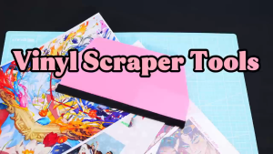 Cold Lamination Film Scraper – Large Pink Squeegee for Lamination & Decals