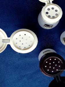 Uncle Oko] Japanese Import Powder Seasoning Bottle Pepper Pepper Seasoning Jar with Lid Restaurant Spice Jar