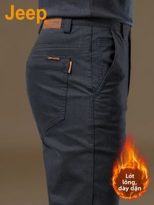 Jeep | High-end Slim-fit Business Casual Trousers for Middle-aged Men