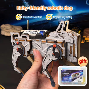 ของเล่นโมเดลวิทยาศาสตร์ชุดทดลองแบบ DIY ควบคุมด้วยเสียงสำหรับโปรเจกต์ก่อสร้างของเล่นของขวัญสำหรับเด็ก