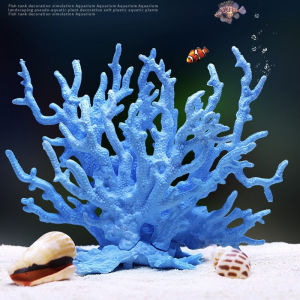 Big Coral Resin Artificial Crafts Aquarium Fish Tank Garden DIY Bonsai Multi-color Ornaments