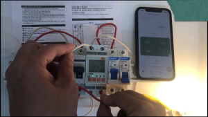 Công tơ wifi SPEM1 63A bảo vệ quá áp thấp áp quá dòng chống giật Tuya App Smart life
