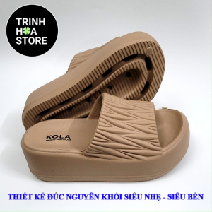 Dép Nữ Đế Cao Đúc Nguyên Khối Siêu Nhẹ Và Bền - TRINH HOA STORE - Hàng chính hãng  - TH3133