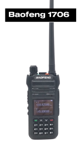 Baofeng BF-UV1706 Walkie Talkie Handheld Intercom 5W Dual Band Two Way Radio Portable Portable Base Radio One Key Copy Frequency