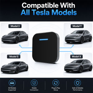 Ezonetronics | Ezonetronics Tesla Android Box Support Wireless CarPlay & Android Auto Android 16 Install Apps Play Store Qualcomm 6125