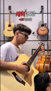 MyMusic Gitar akustik elektrik Seri MY-TSD 08 free packing kayu