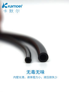 Black PU Pipe Air Brake Line Vacuum Pump Gasoline Hard Pipe Polyurethane Hollow Pipe Connector Tube Industrial Hardware Tools