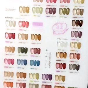 42 Colors 15ML Japanese Ice Transparent Summer Nude Color Seriesb Nail Polish Gel UV LED 透色指甲甲油胶日式冰透水润美肌夏天裸色美甲店专用