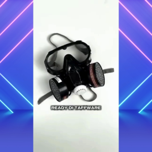 FAST SHIPPING Masker Gas Respirator Full Face dengan Carbon Filter Anti Gas Air Mata dan Debu