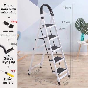 Thang Nhôm Đa Năng Gấp Được Chất Liệu Thép Carbon