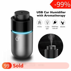 💥Dream Best🔥 Mini Car Air Humidifier Diffuser Essential Oil Ultrasonic Aroma Mist Purifier