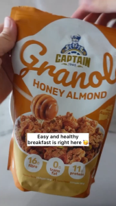 Captain Oats Cocoa and Hazelnut Granola 200g x 2 packs Expiry Date: 01/06/2027