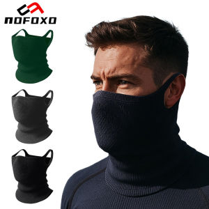 NOFOXO Neck Protection Scarf Winter Windproof Sport Bandana Cycling Bike Face Cover Breathable Camping Running Neck Gaiter
