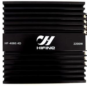 Hifine ชุดเพาเวอร์ คลาสดี 4CH รุ่นเล็ก 2000W ตัวเล็ก แรงดี ขับกลาง6.5นิ้วแหลมจานได้ เพาเวอร์ขับกลางแหลม เพาเวอร์รถยนต์ HF-4060.4D