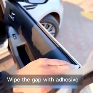 Karet Mobil Karet Pintu Jendela Mobil 4PCS Mengurangi Suara Jendera Interior Decoration