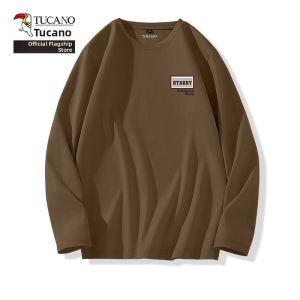 TUCANO | Mens Cotton Long Sleeve T-shirt Loose Size Spring Autumn Wear