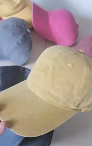 KM หมวกแก็ป หมวกเบสบอล หมวกเรโทล หมวกแก๊ป เดนิม ผ้าฟอก หมวกวินเทจ หมวกแก๊ปเท่ๆ หมวก cap denim