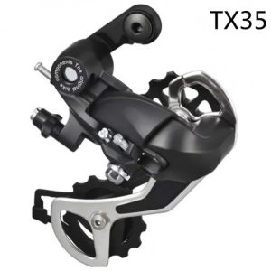 1PC TX35 Mountain Bike Rear Derailleur Compatible with 6/7/8 Speed Bicycles Trigger Shifters Shift Levers MTB Transmission Kit