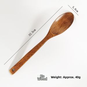 MOLORE | Korean Long Handle Stirring Wooden Spoon