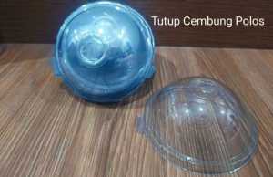 Tutup Cup Cembung Polos Bening / Tutup Gelas Plastik Lid Cup / Tutup Gelas Plastik Cembung