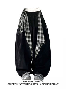 Quần Ống Rộng American Hip Hop Street Dance Có Thể Tháo Rời Cho Nữ Quần Dài Thường Ngày Dáng Rộng Thoải Mái Phong Cách Đường Phố Mùa Thu