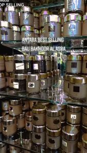 Bakhoor (50g) is a traditional Arabian incense made from a blend of natural ingredients such as wood chips Oud (agarwood) and various fragrant oils It is often shaped into bricks or chips and used to perfume the surroundings with its rich complex aroma