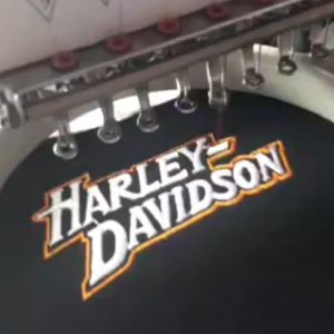 อาร์มปัก ฮาร์เลย์ เดวิดสัน ่Harley Davidson่ 5x10 cm. ปักแน่น เน้นคุณภาพ คุ้มราคา